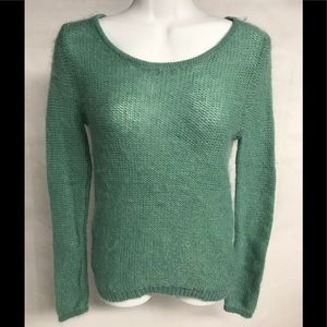 Boden Green Mohair Blend Sweater US 4 UK 8